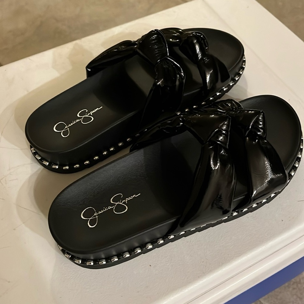 Jessica Simpson sandles black size 7
